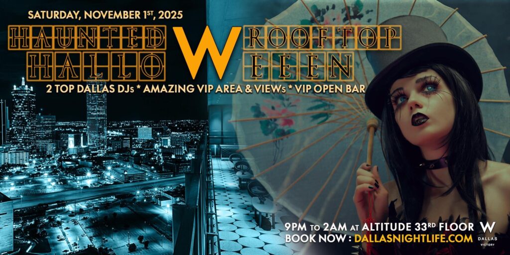 Haunted W Dallas Rooftop | Exclusive Halloween Party & Costume Ball