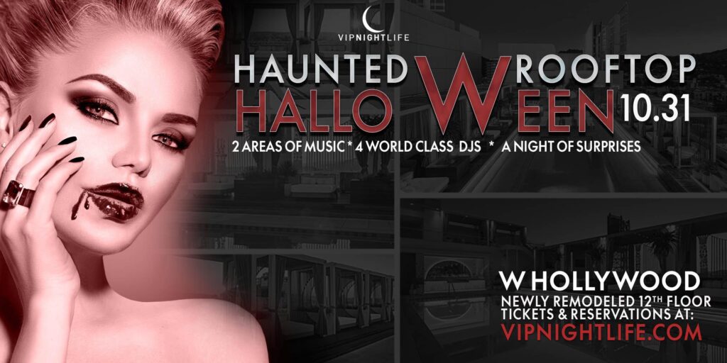 Los Angeles Halloween Party | Haunted W Hollywood Rooftop