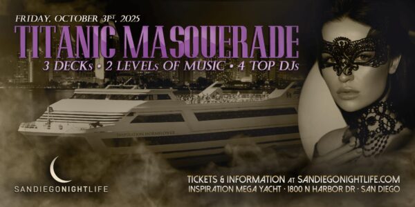 Pier Pressure San Diego Halloween Cruise | 12th Annual Titanic Masquerade