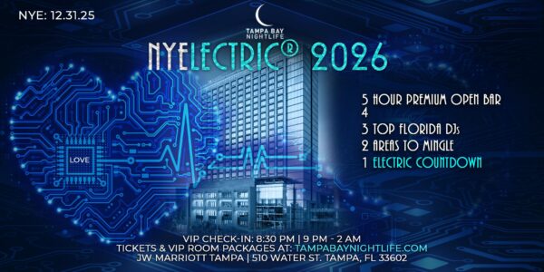 Tampa New Year's Eve Party Countdown - NYElectric® 2026