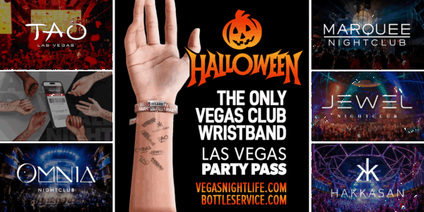 Las Vegas Party Pass | Oct 30 to Nov 2 | Halloween Weekend