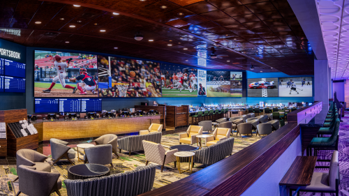 Caesars Race Sportsbook at Harrah's Las Vegas